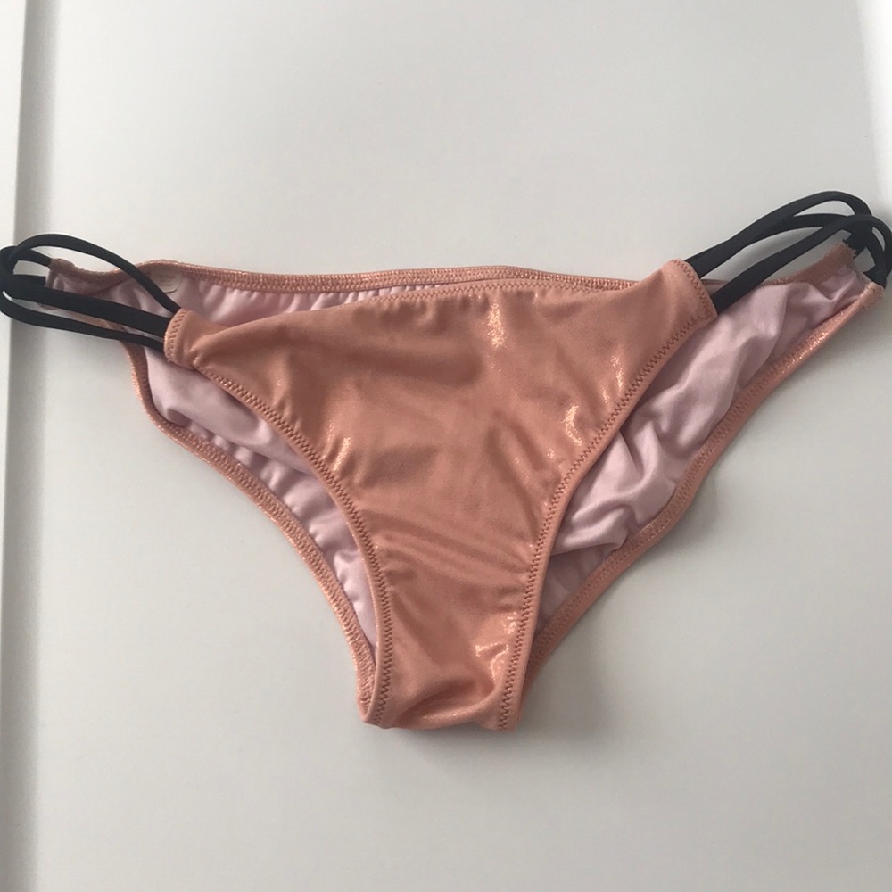 COPY - VS ‘The Strappy Cheeky’ gold pink bikini